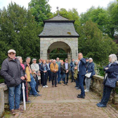 Brücke im Park von Schloss Dyck