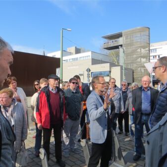An der Mauergedenkstätte; Foto: Beate Pricking